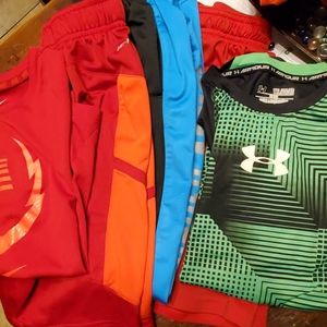 Youth Medium Nike and Under Armor bundle